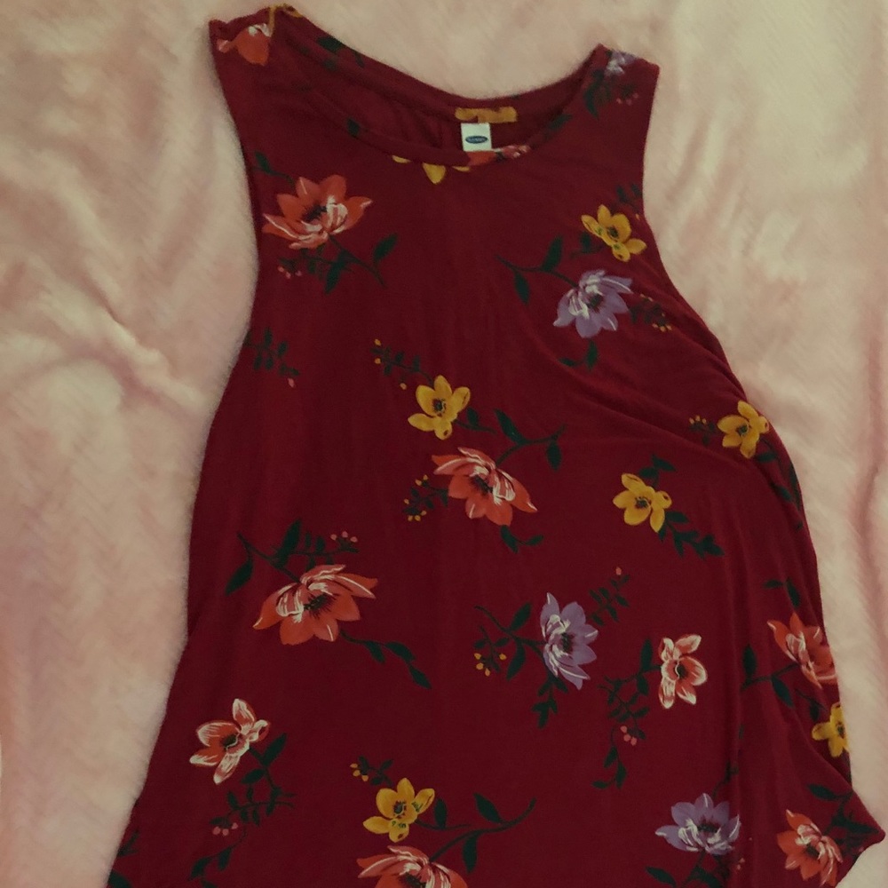 Floral tank top